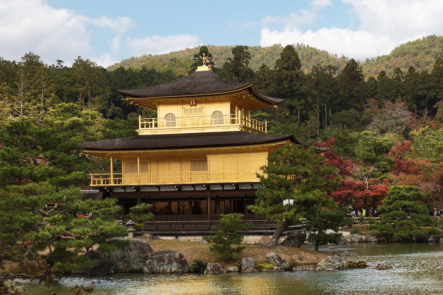  Kinkaku-ji Gold temple,