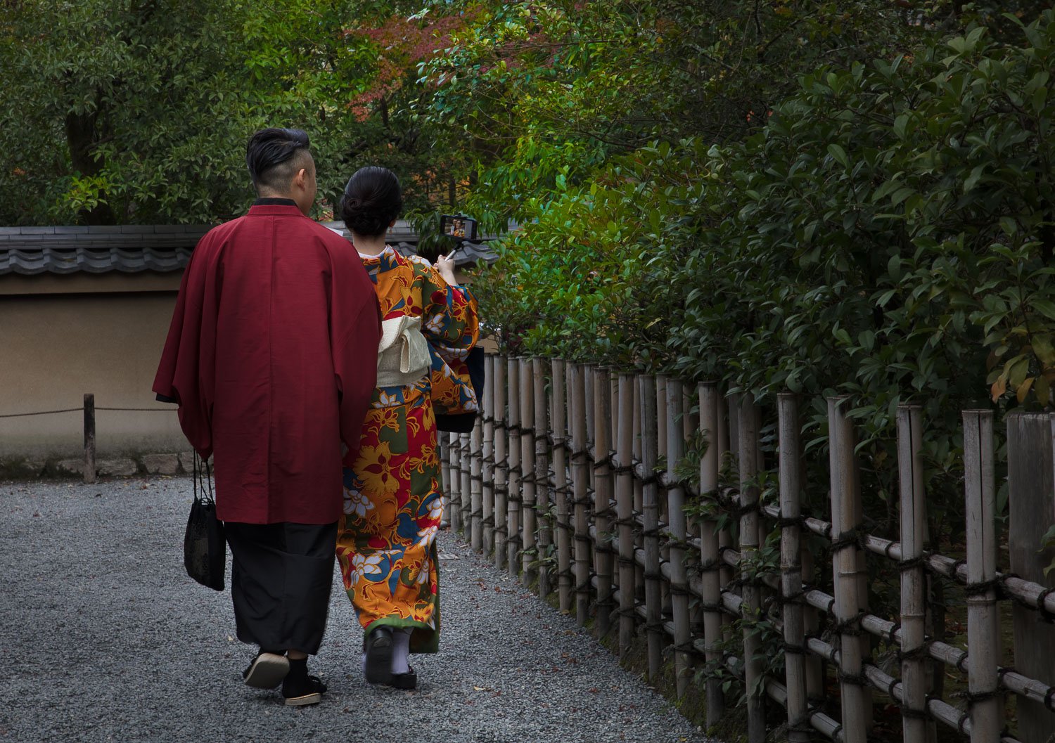 Ubiquitous Selfie Stick, Kyoto