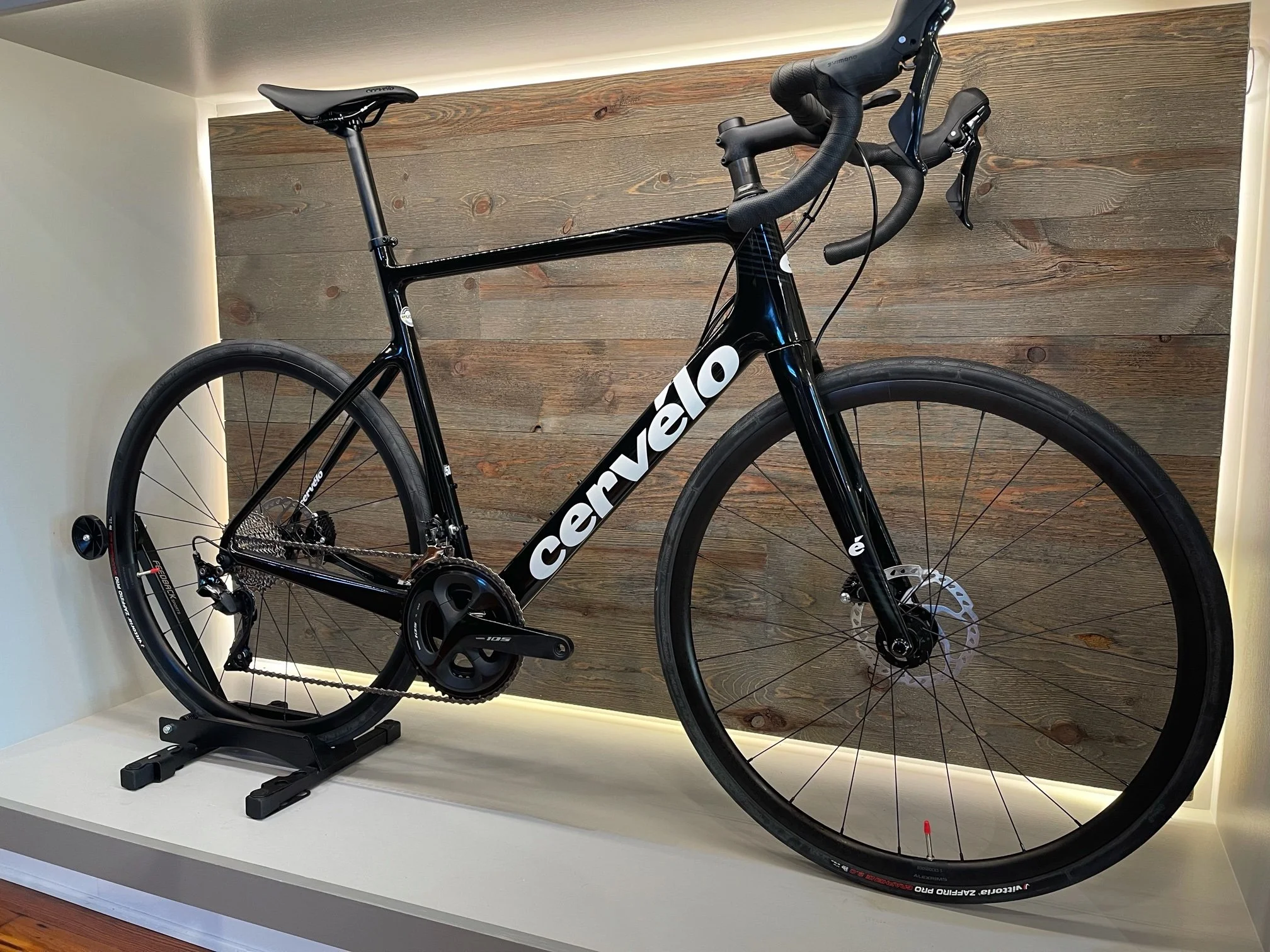 54cm Cervelo Caledonia Shimano 105 Black — Bike Fitting | BioWheels