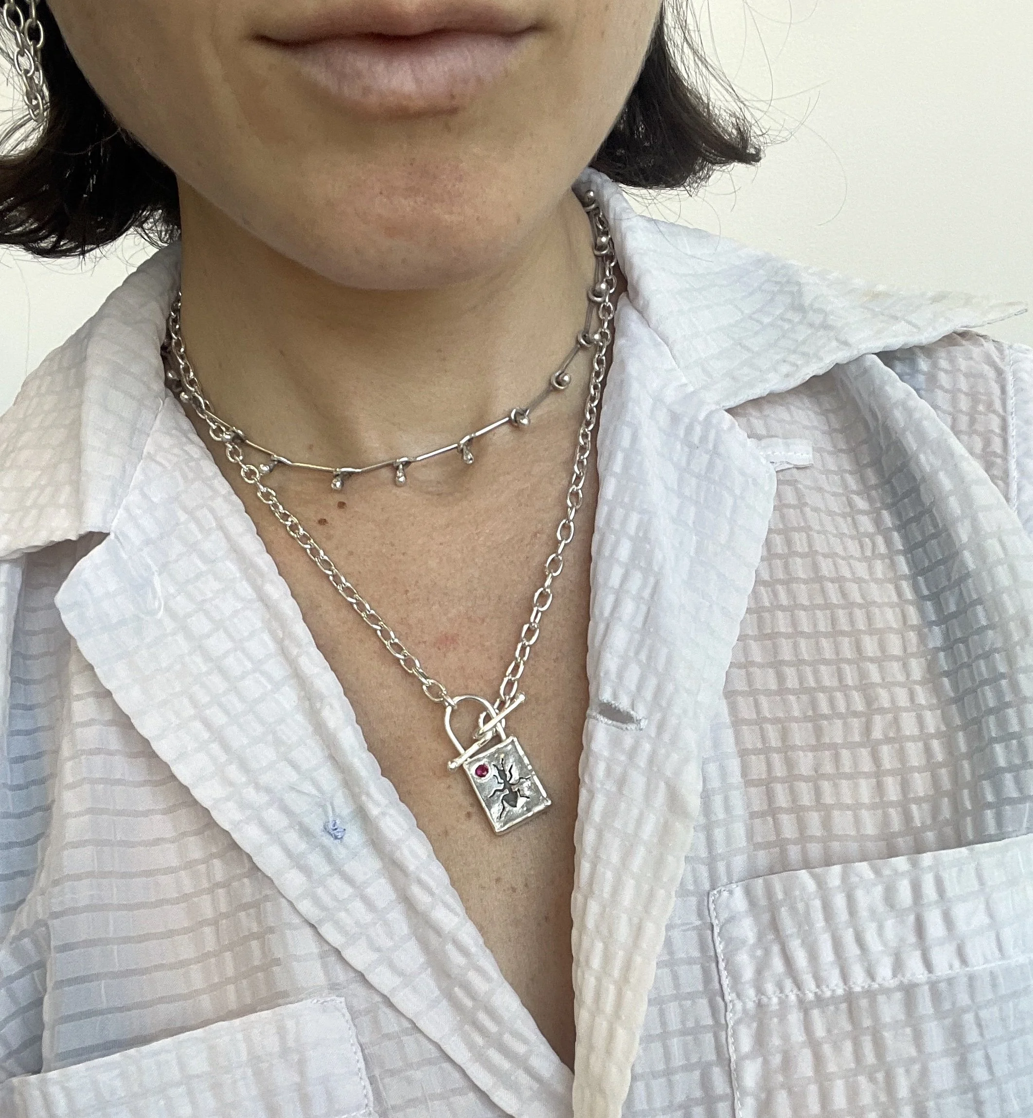 Ant Lock Necklace