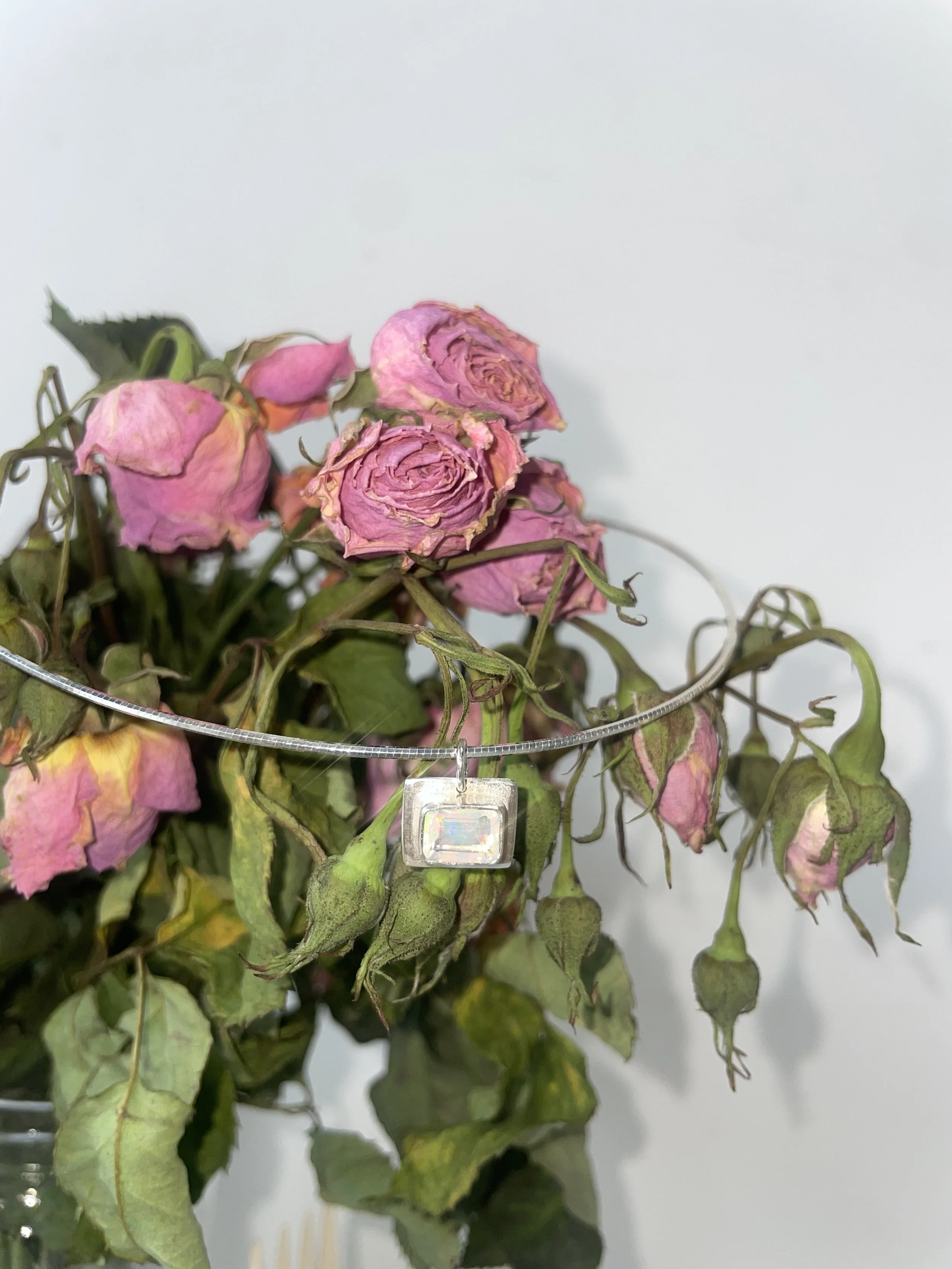 Framed Opal Necklace