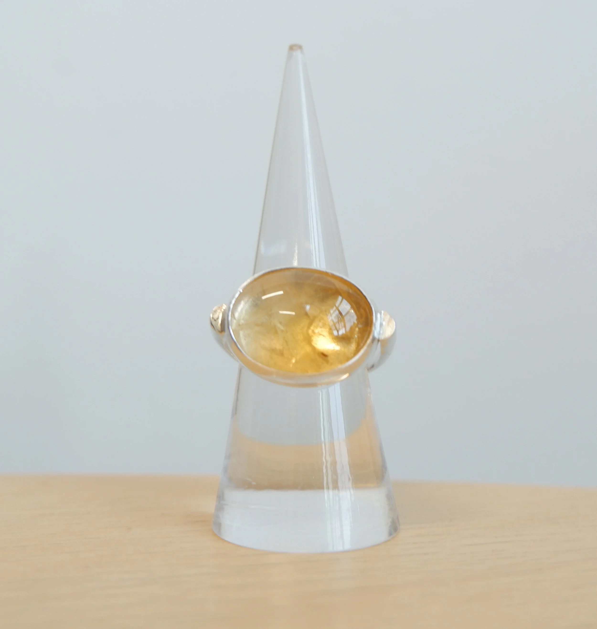 Rutilated Citrine Ring