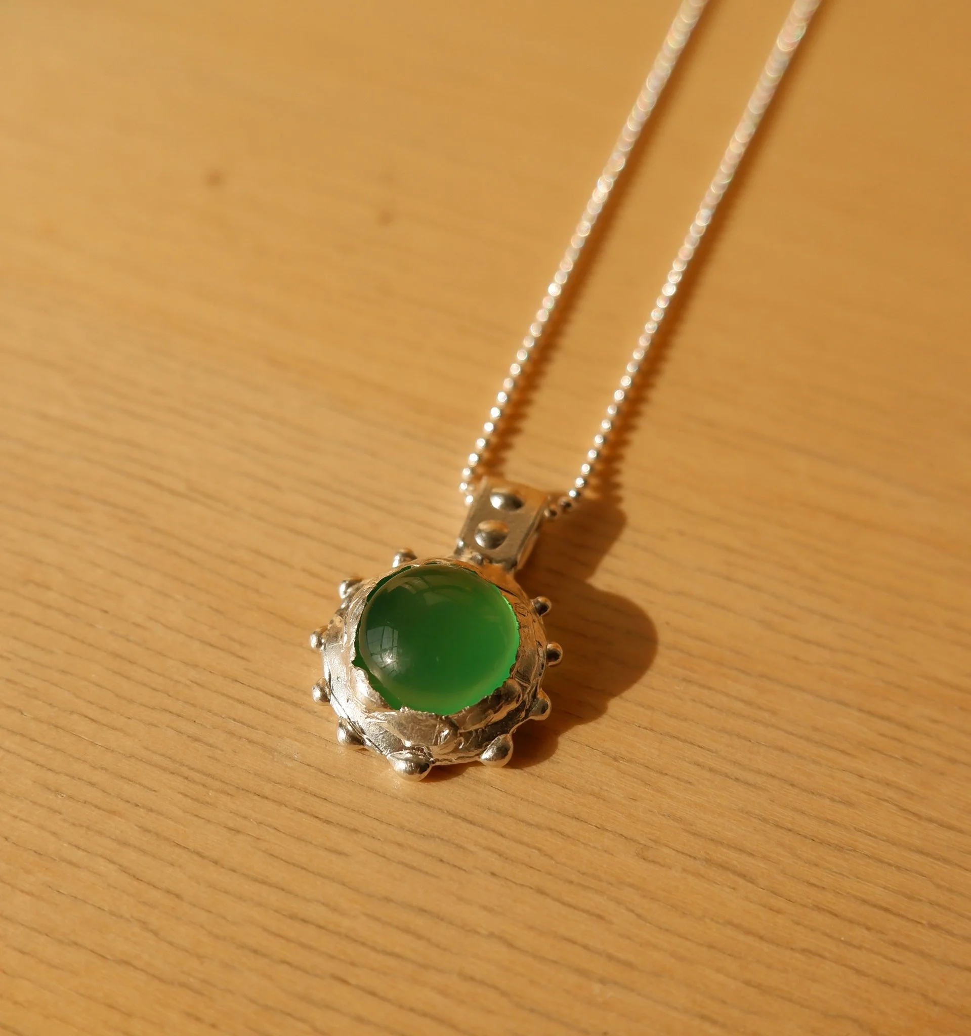 Framed Agate Necklace