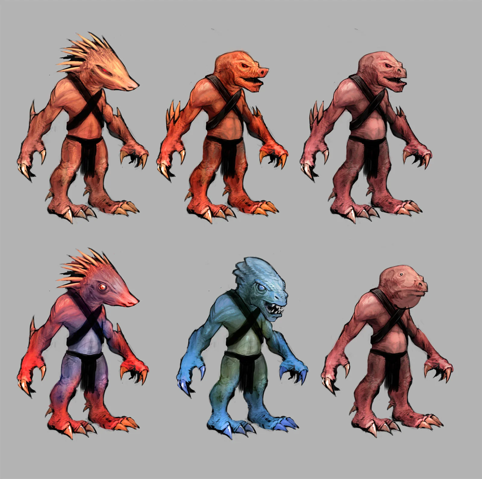 Kobold-like creature iterations