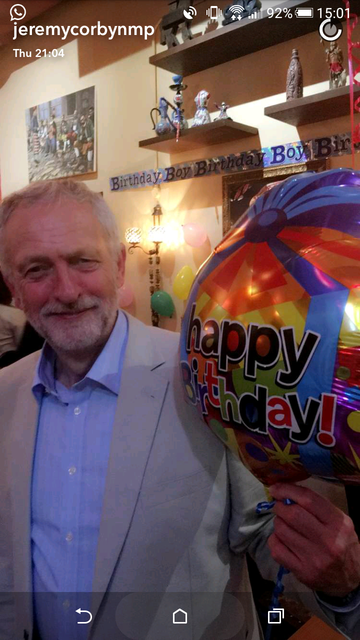 Jeremy Corbyn was the first political leader in the UK to get Snapchat. He may have done this due to his popularity amongst 18-24 year olds, where polls indicate he has an approval rating of +15 (compared to David Cameron's -16).