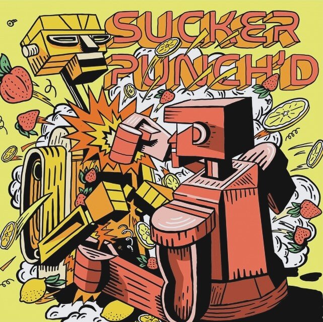 Pucker up for this sucker! 🥊 🍋 🍓 Now on draft @alvariumbeer Sucker Punch&rsquo;d Fruited Sour Ale! &ldquo;You better strap your gloves on before stepping into the ring because this strawberry lemon slugger will throw a left to the jaw and knock yo