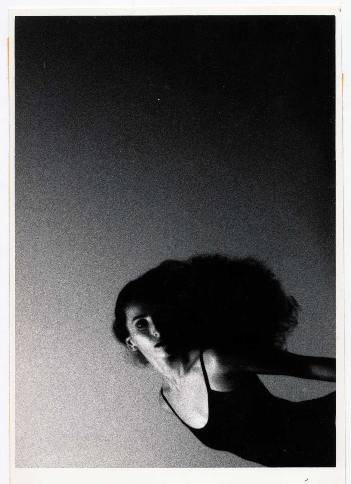 Jacque Flying 35mm silver print. © Jud Burgess 1987