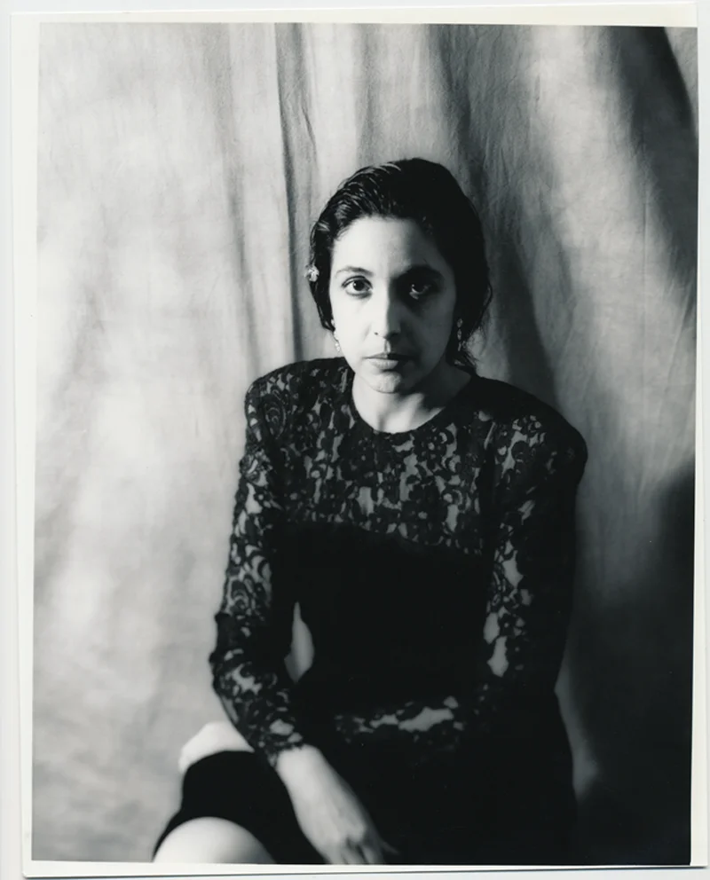Laurie Somber4x5 silver print.  © Jud Burgess  1990