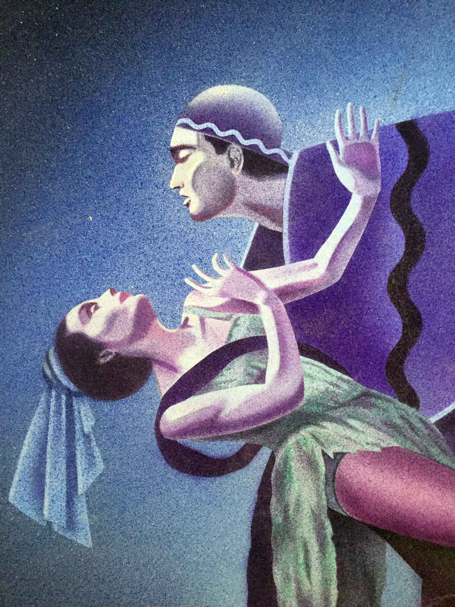 Ballet Dancers (detail) © Jud Burgess 1986