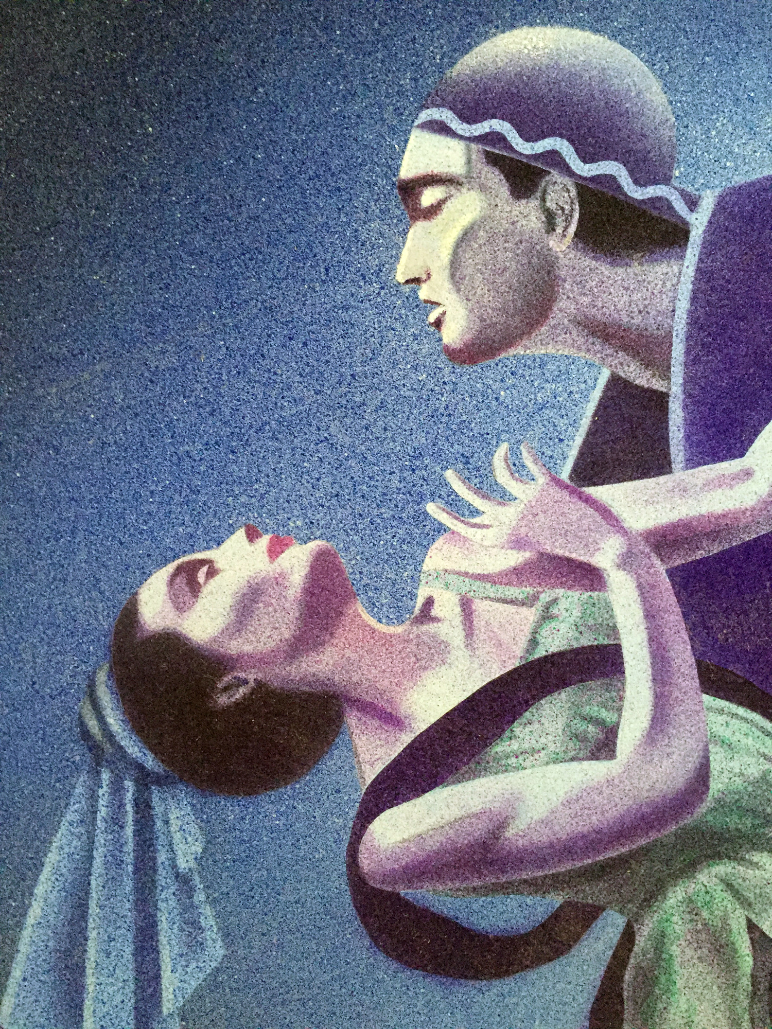 Ballet Dancers (strong detail) © Jud Burgess 1986