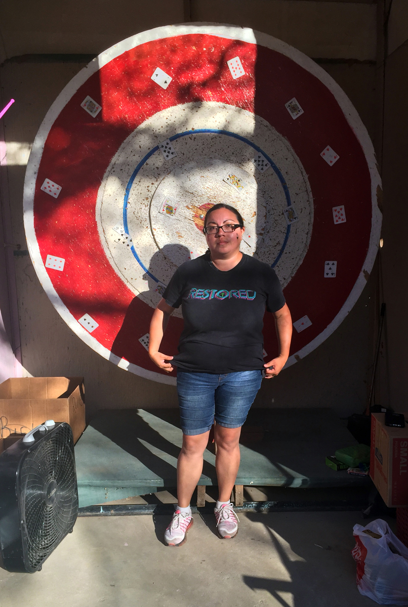 Spinning Wheel Woman © Jud Burgess
