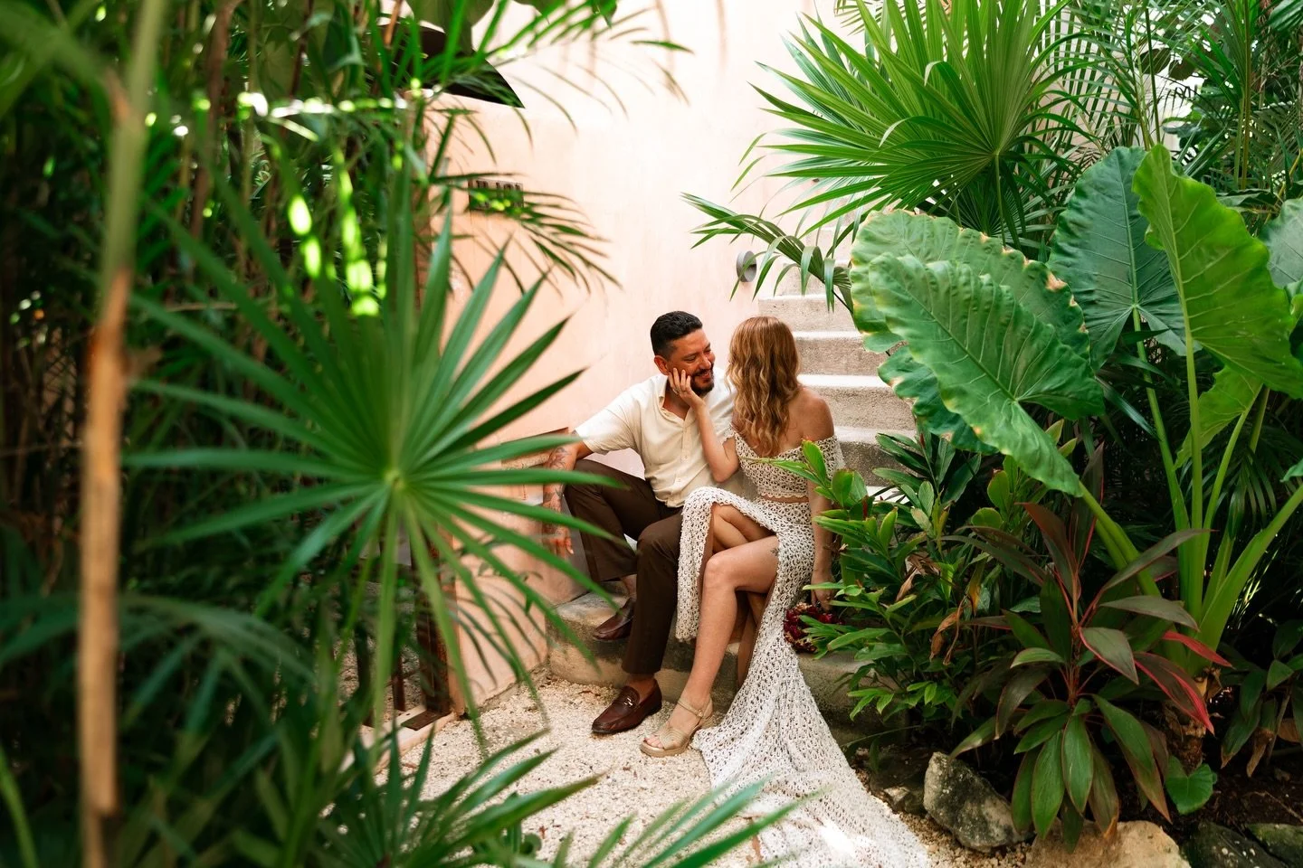 Callie &amp; Josue // Their traditional Mayan ceremony in the jungle of Tulum. Unforgettable 

#tulumweddingphotographer #tulumweddingplanner #tulumwedding #mayanceremony