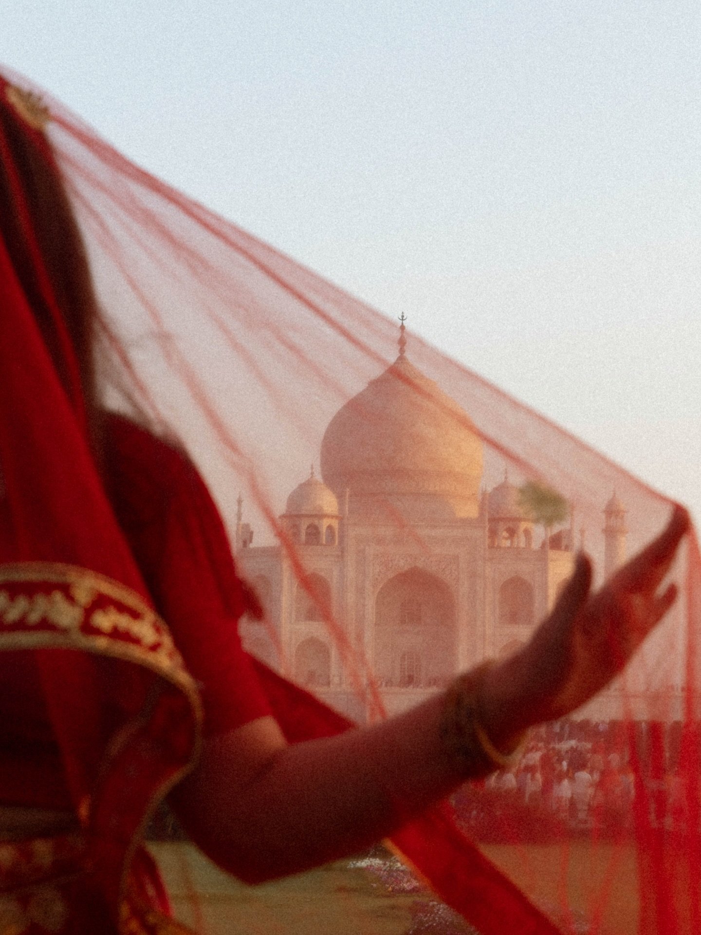just casually dropping by the Taj this morning