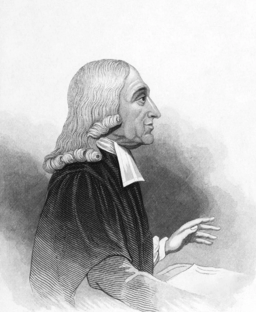 John Wesley (1703-1791). Engraved by anonymous engraver