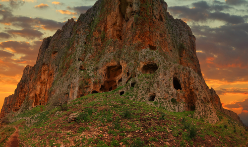Mount Arbel at Sunset, Lower Galilee