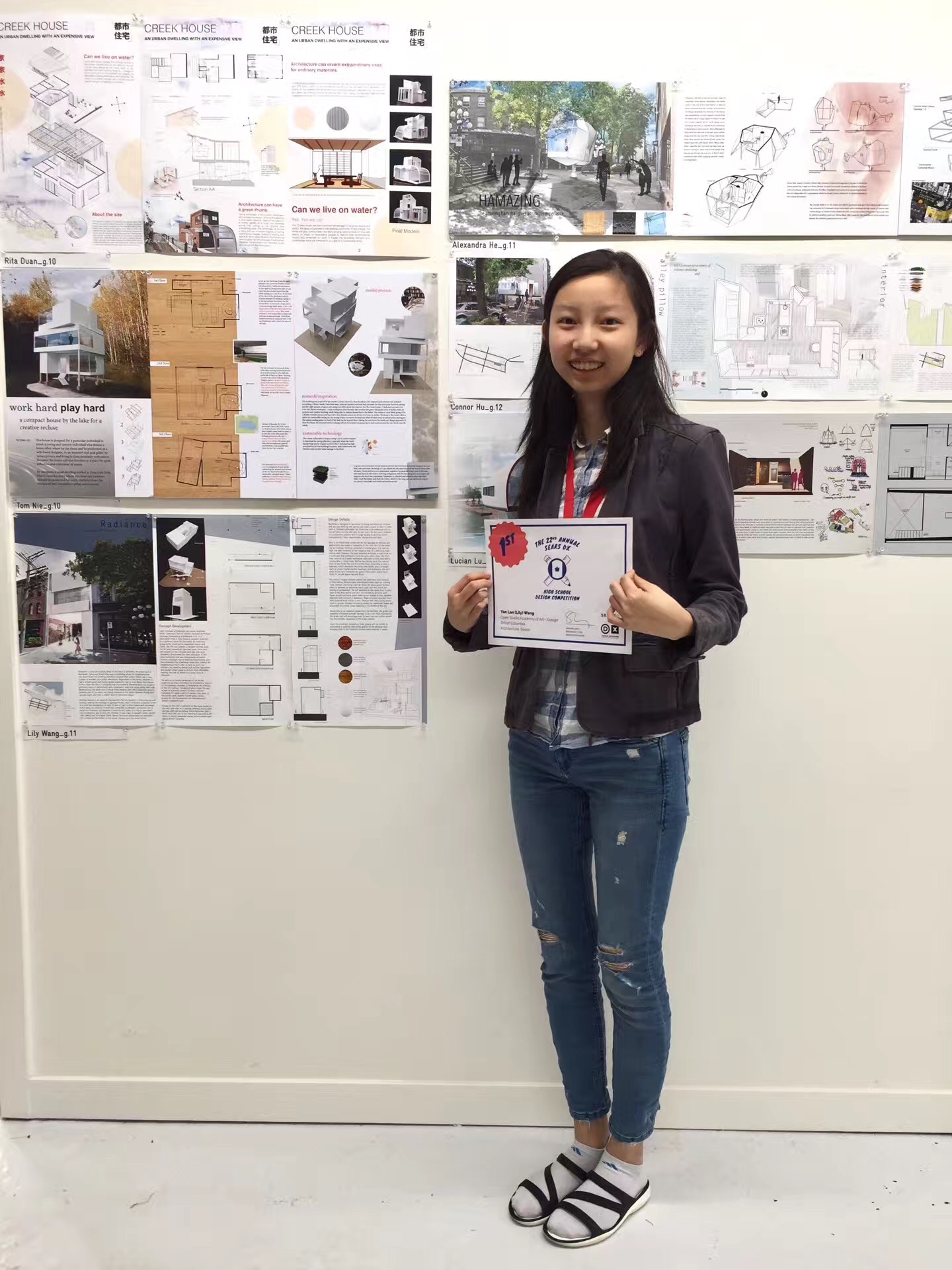 2017 Sears Competition Architecture Senior Level First Place Winner Lily Wang