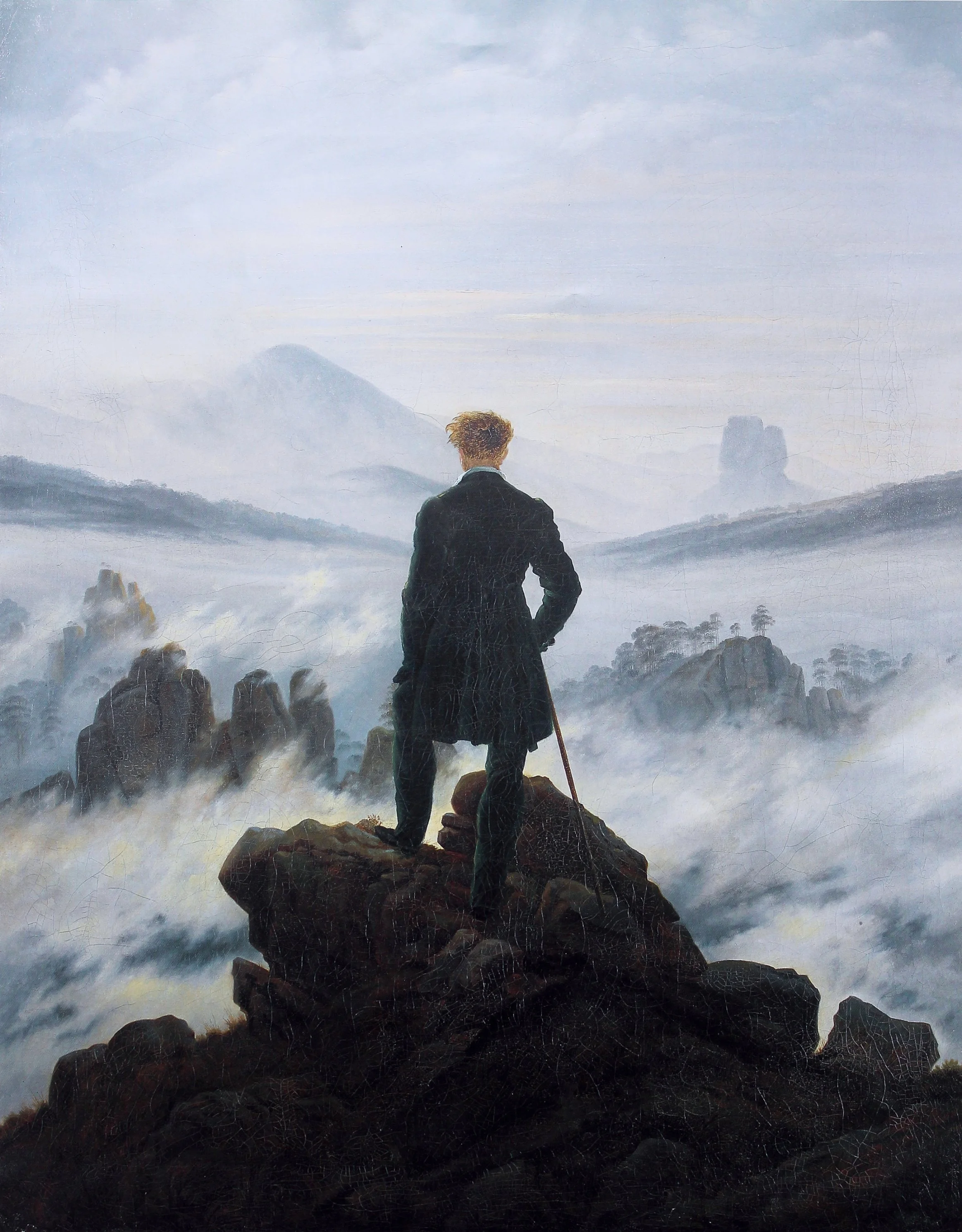 Wanderer Above a Sea of Fog