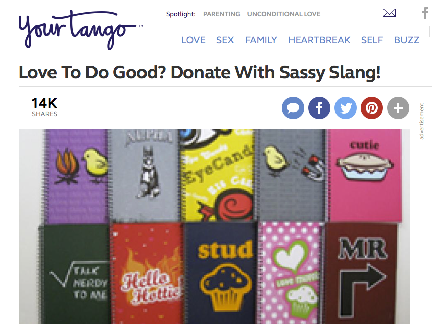 SASSY SLANG IN YOUR TANGO