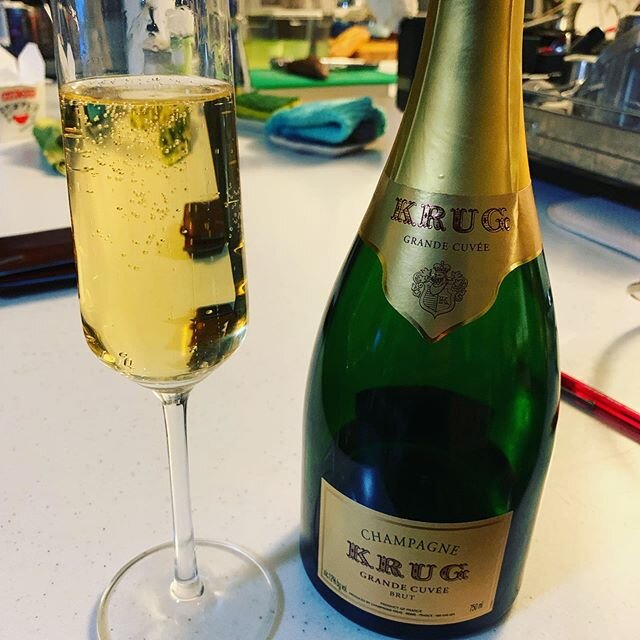 Happy New Year to everyone! Hope that all of our 2020s are filled with love, friendship, and some great wine! Pictured:  Krug Grand Cuvee. My favorite champagne. #krug #happynewyear #champagne @krugchampagne
