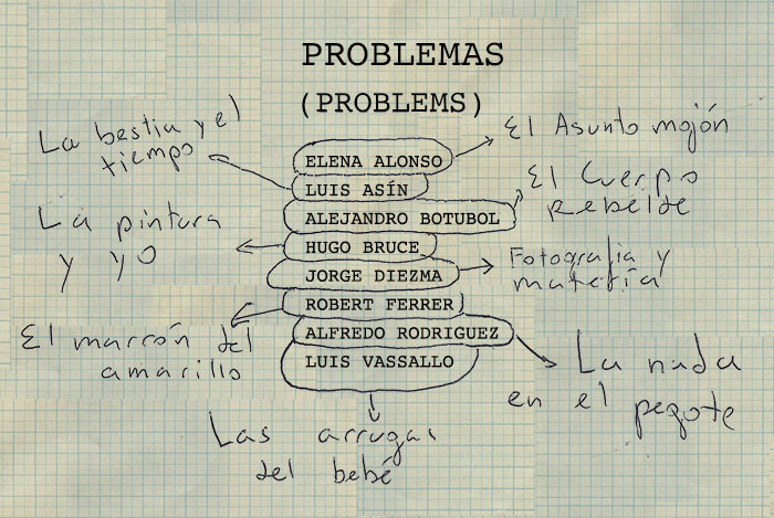 Problemas / Inauguración jueves 9 de junio/Espacio Valverde