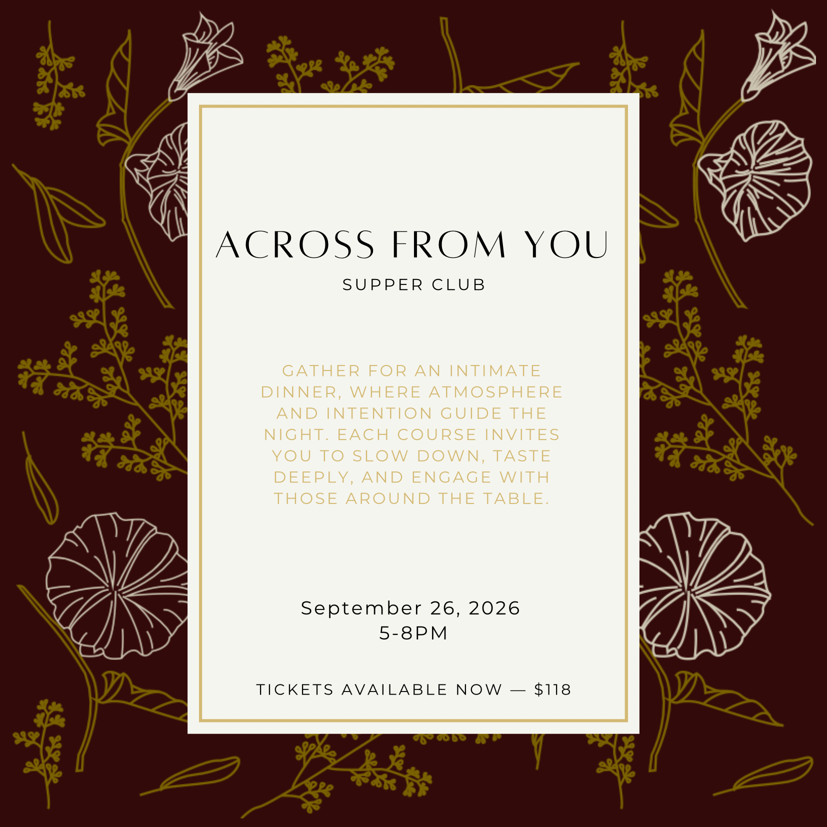 Dinner Ticket