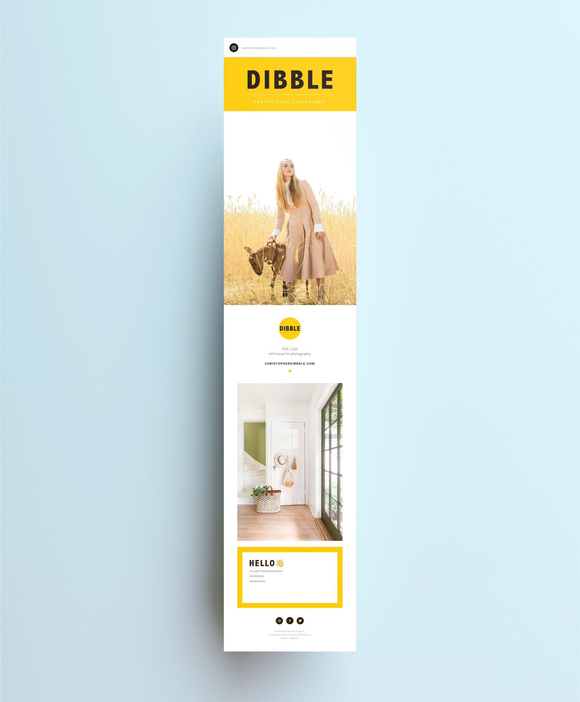 Dibble Email Design