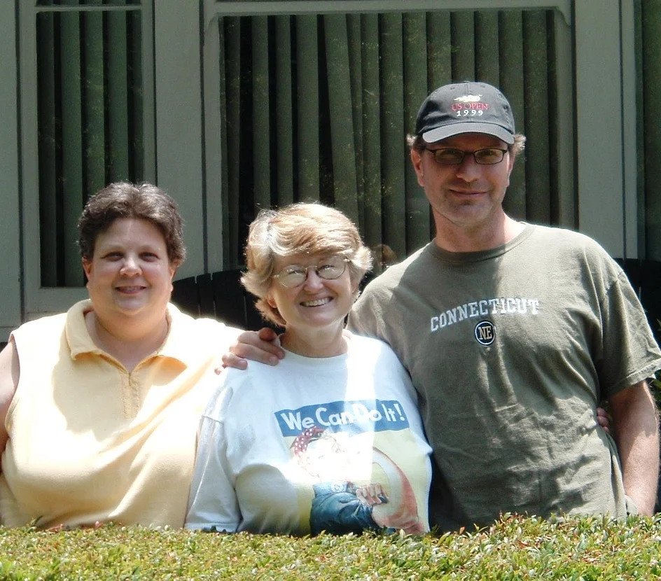Rev. Dee Rosenberg, Nancy, and sam