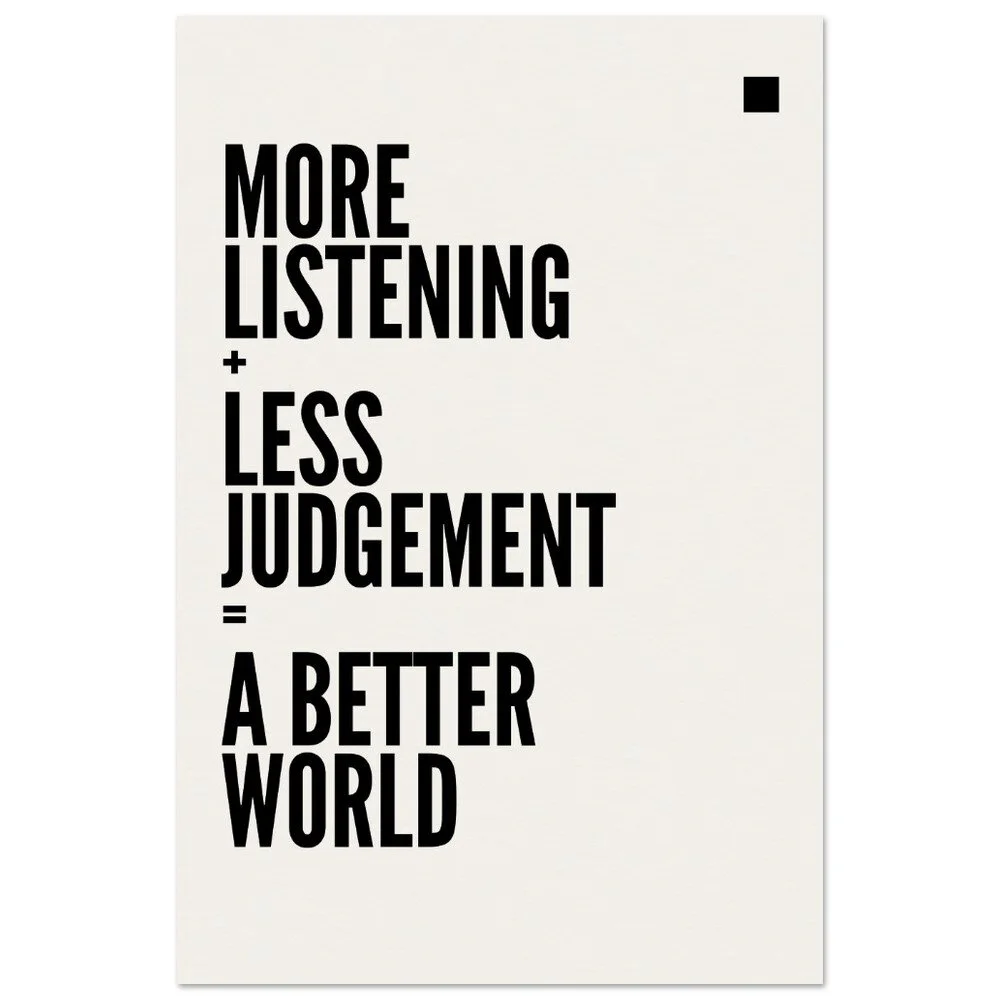 "A Better World" print