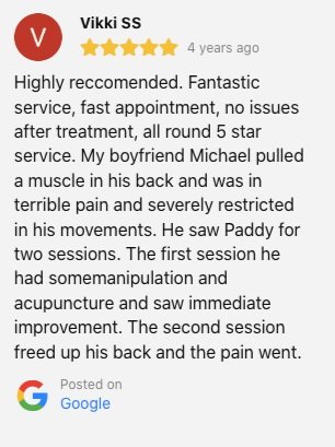 Osteopath crouch end reviews