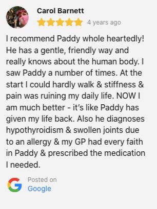 Osteopath Crouch end review