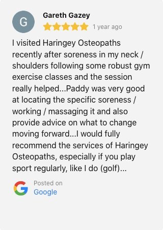 Osteopath crouch end