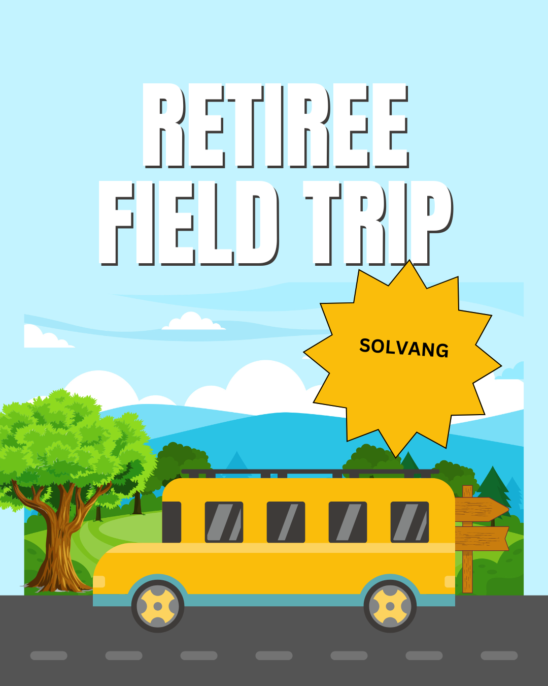 Retiree Solvang Day Trip