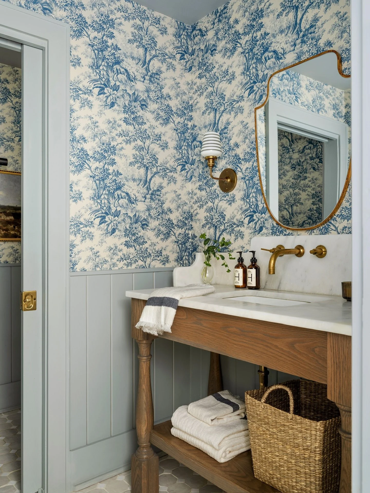 A few of our favorite powder bath moments lately. 🫧

Four different powder baths. 
Four unique moods. 

Each one a reflection of how detail, pattern, and texture can transform even the smallest of spaces into something memorable. ✨

📸 @rusticwhitei