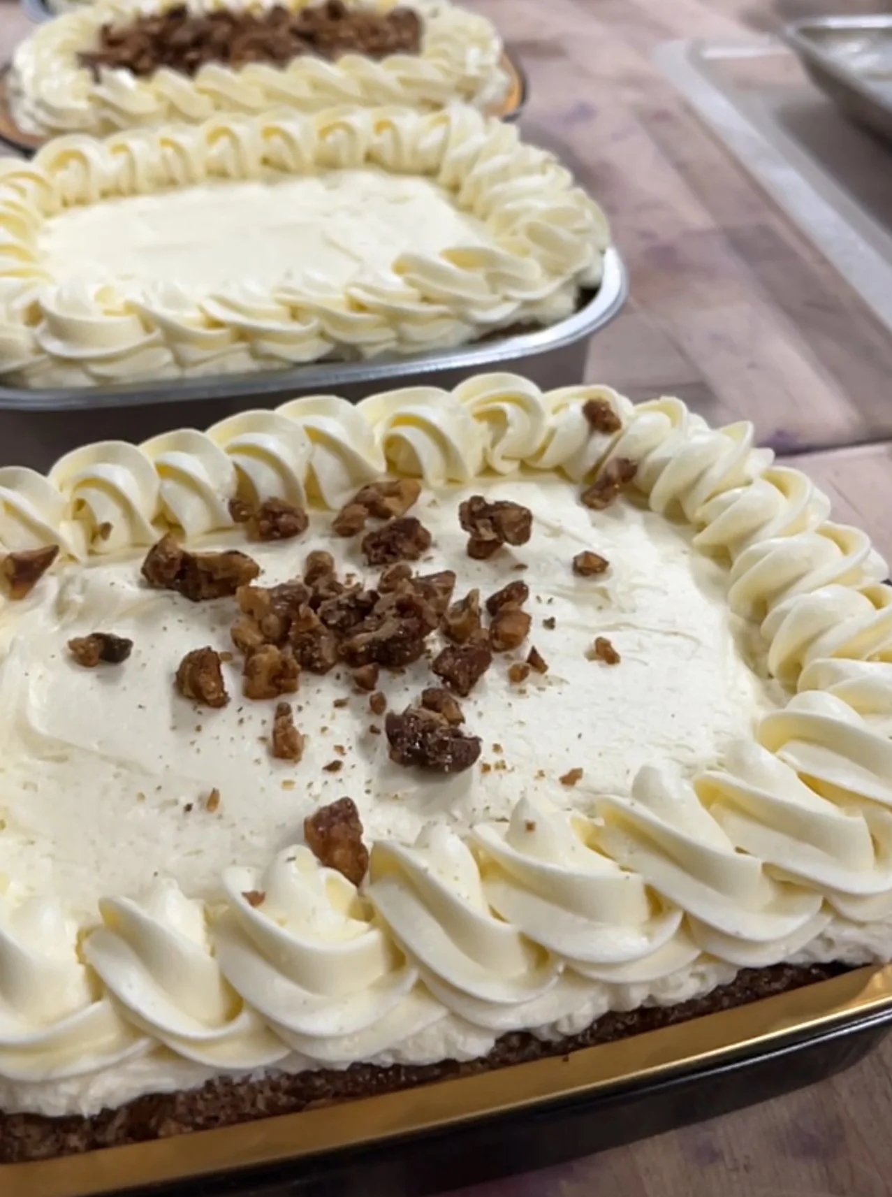 Local Carrot Cake with House Cream Cheese Icing