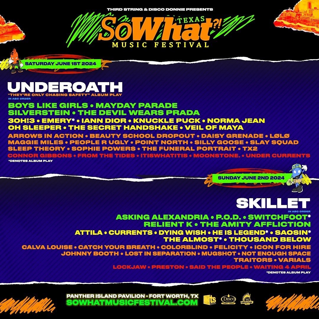 The Secret Handshake will be at @sowhatmusicfest this June!