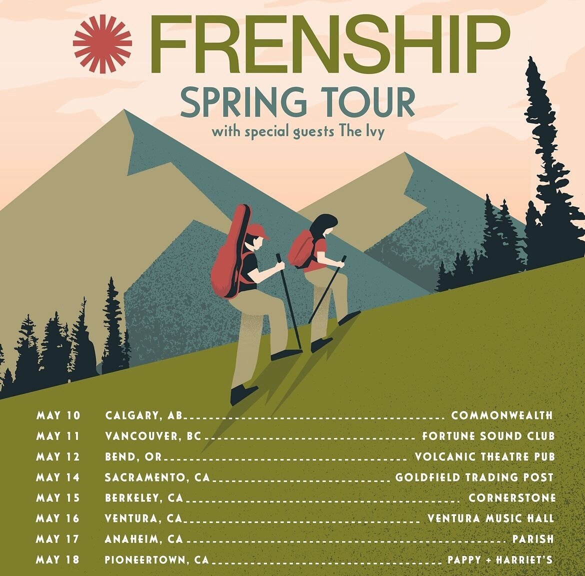 The Ivy is headed out this spring with @wearefrenship !