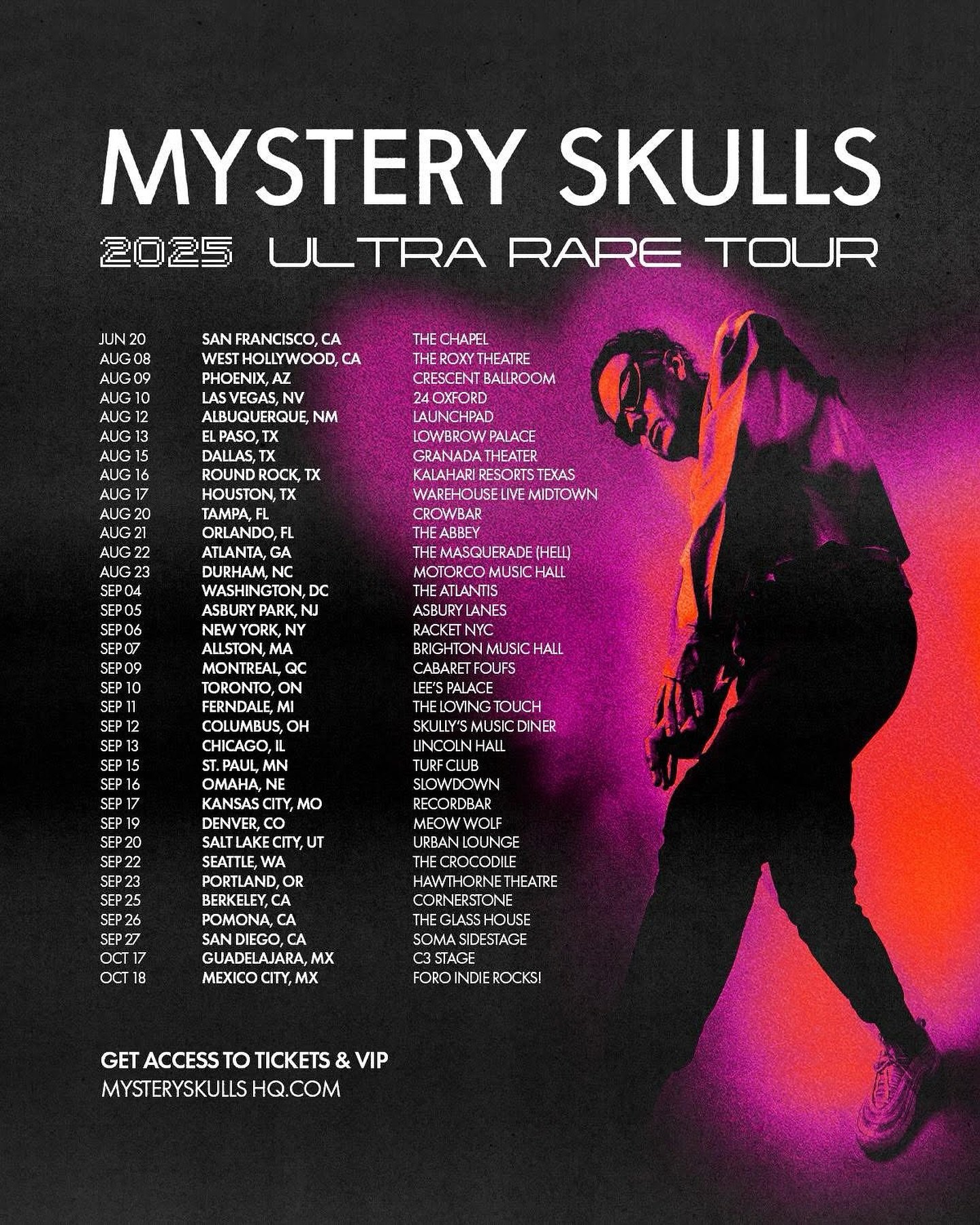 Catch @mysteryskulls on the Ultra Rare Tour!