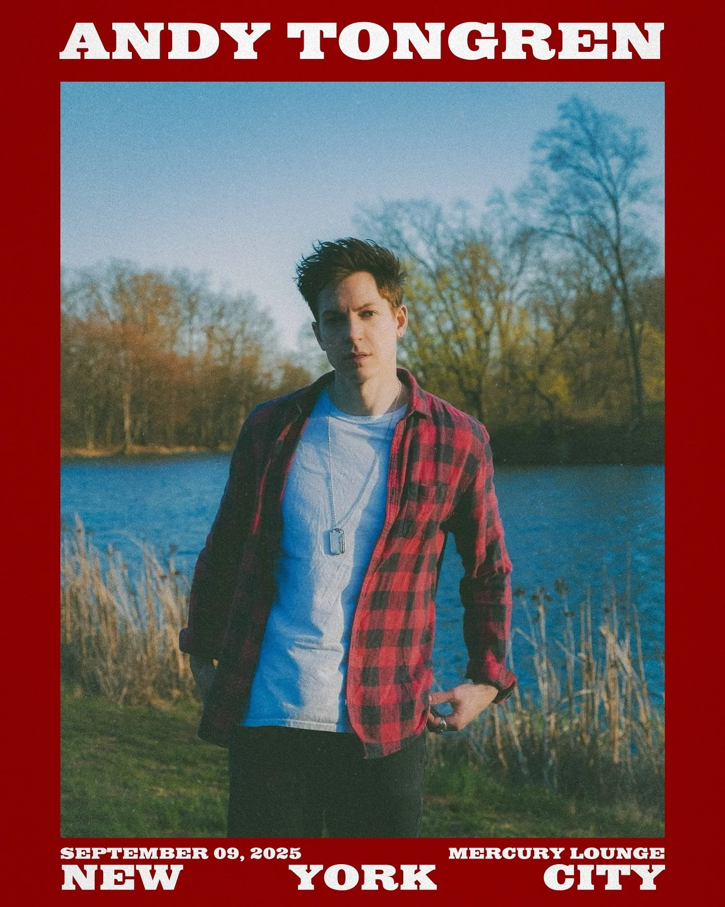 just announced! @andytongren at Mercury Lounge in September!