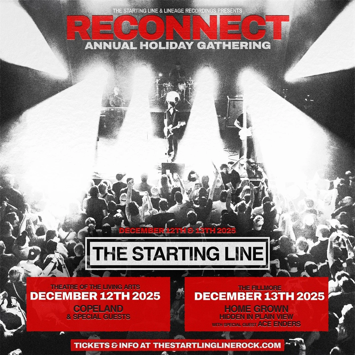 @hiddeninplainview is RECONNECTing with @thestartinglinerock, @homegrownkingsofpop and @ace_enders on 12/13 at the Fillmore in Philadelphia!