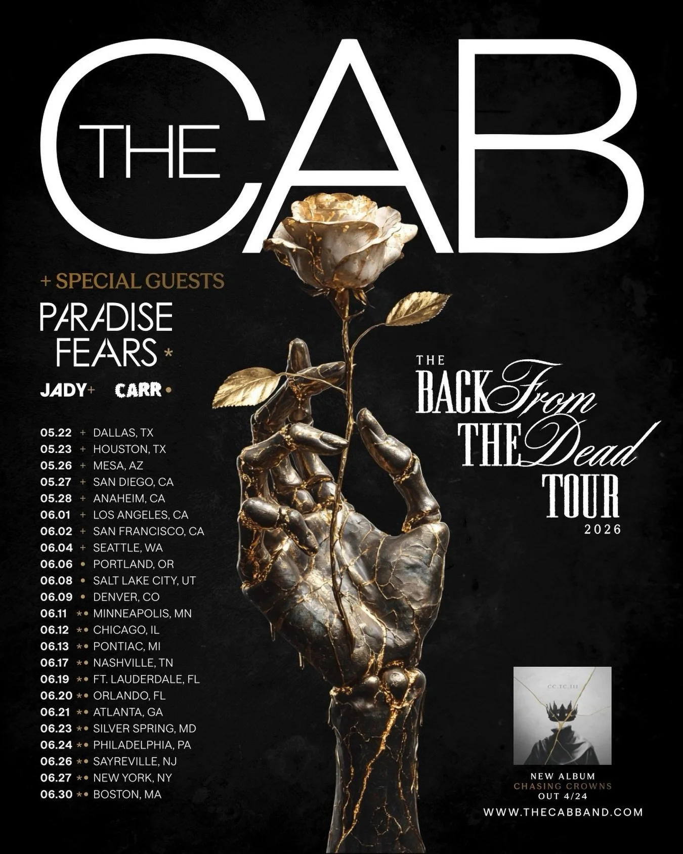 Catch @jadymusic supporting @thecab this spring!