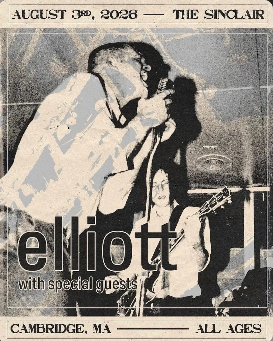 Just announced: Elliott in Boston!