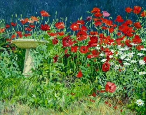 Birdbath in the Poppies.jpg