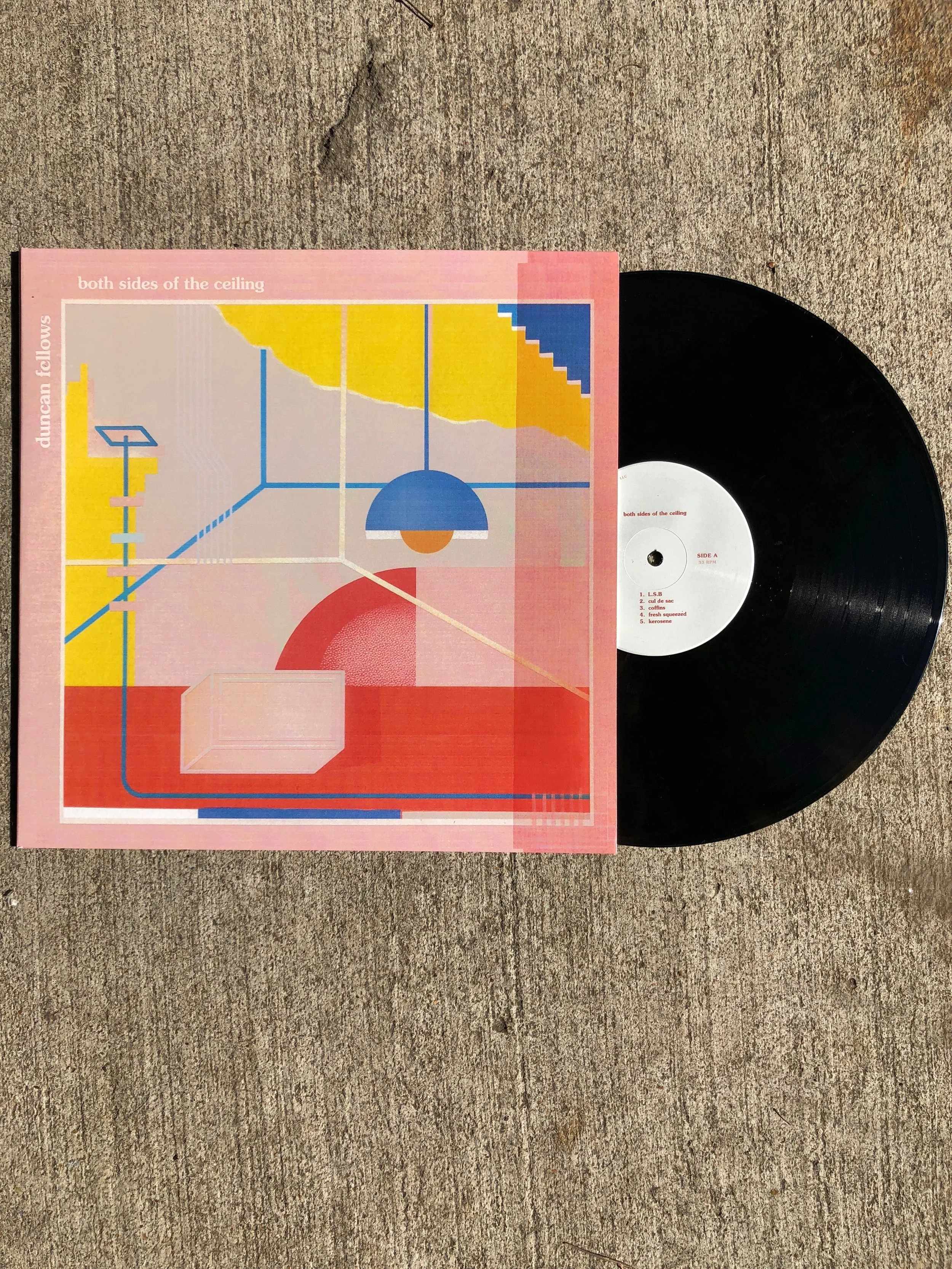 Both Sides of the Ceiling - 12" Black Vinyl