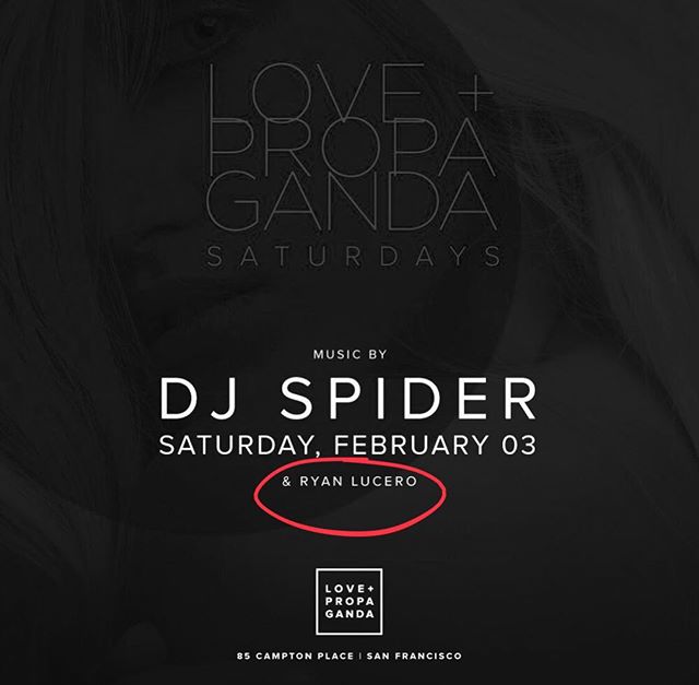 Pretty sure @djspider picked out my font size. Still looking forward to tonight ;-)
@love_propaganda
