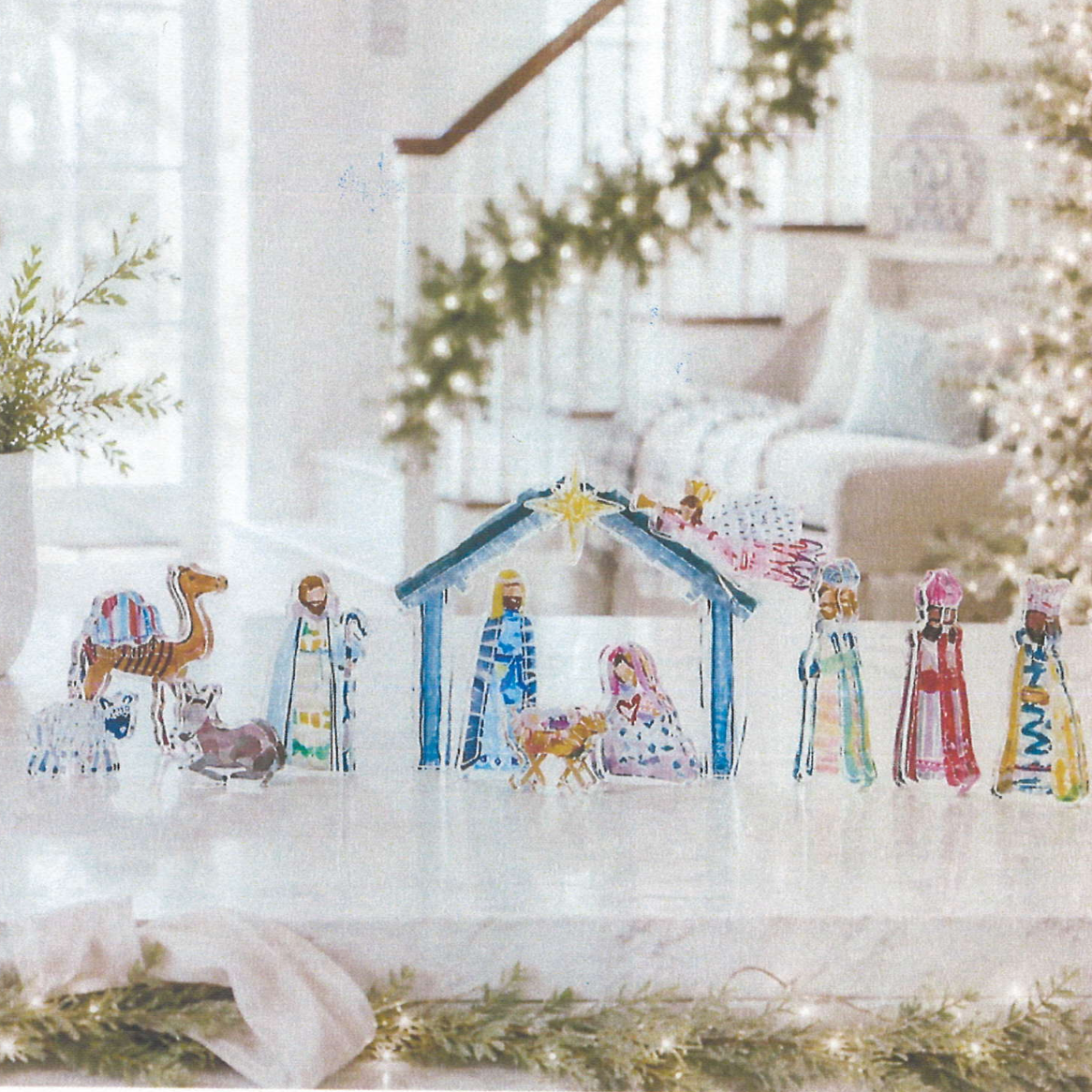 The Collected Nativity Set - Complete Scene