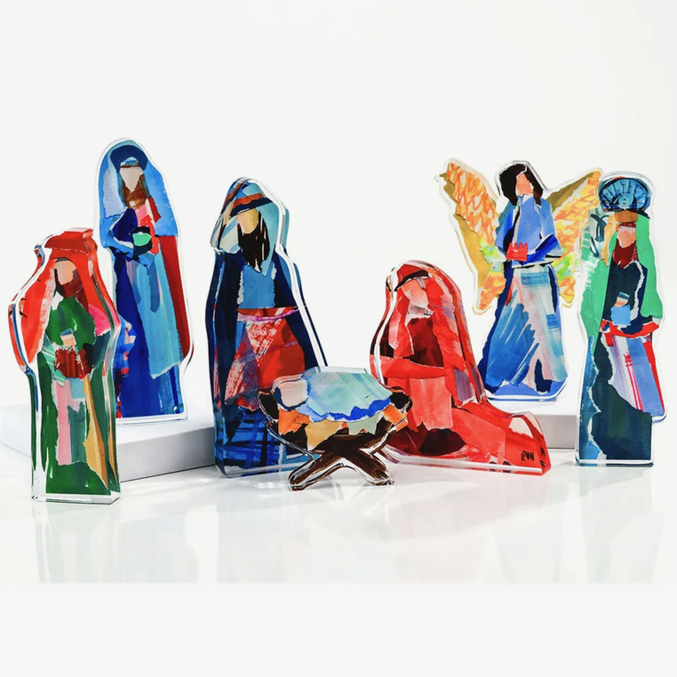 Acrylic Nativity Set