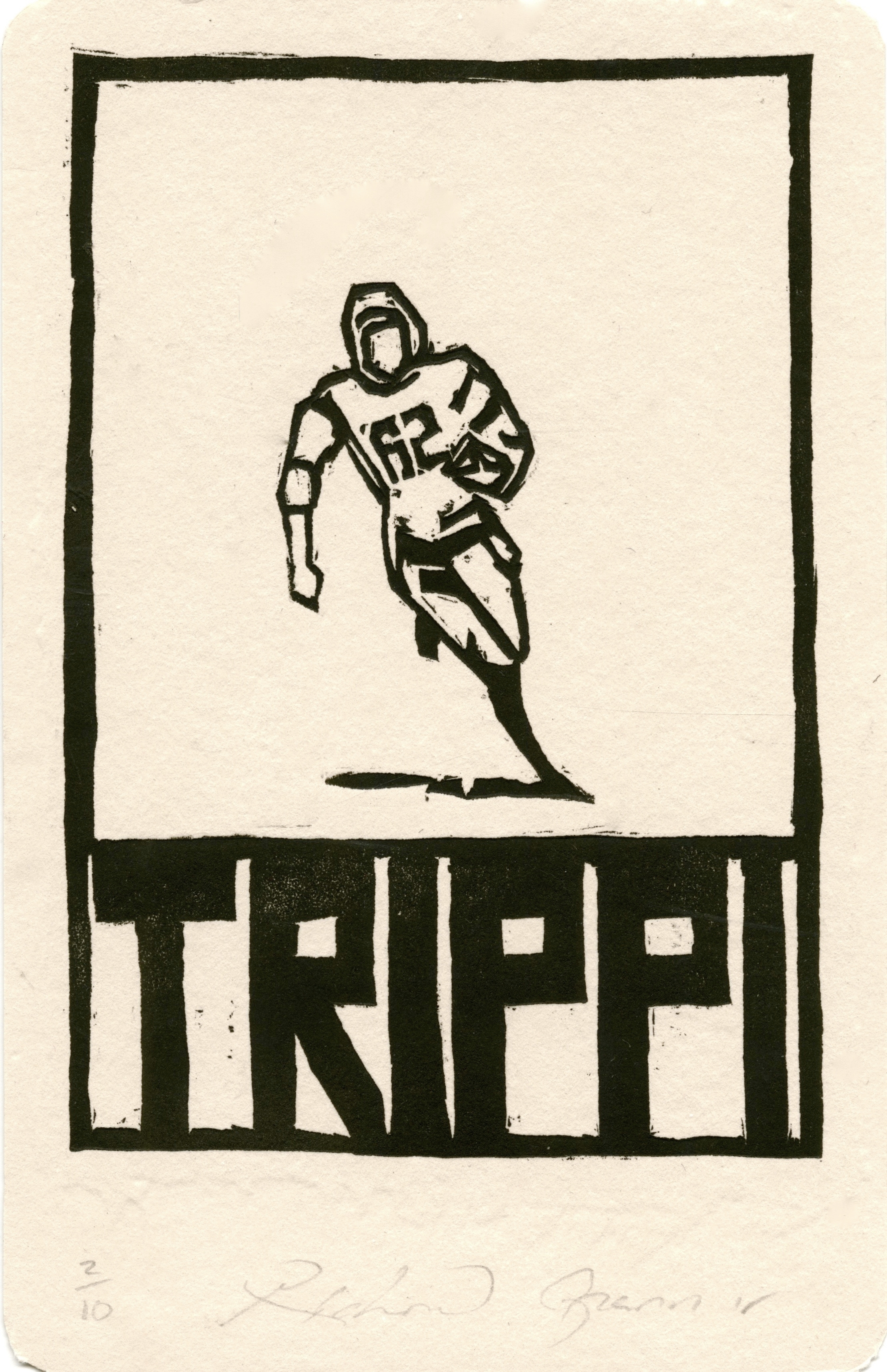 Trippi, Heroes of the Southland 2016, 3.75”x5.75”