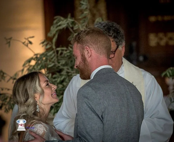 Mia and her new husband Ben. Rather dreamy right? Her dream come true, literally