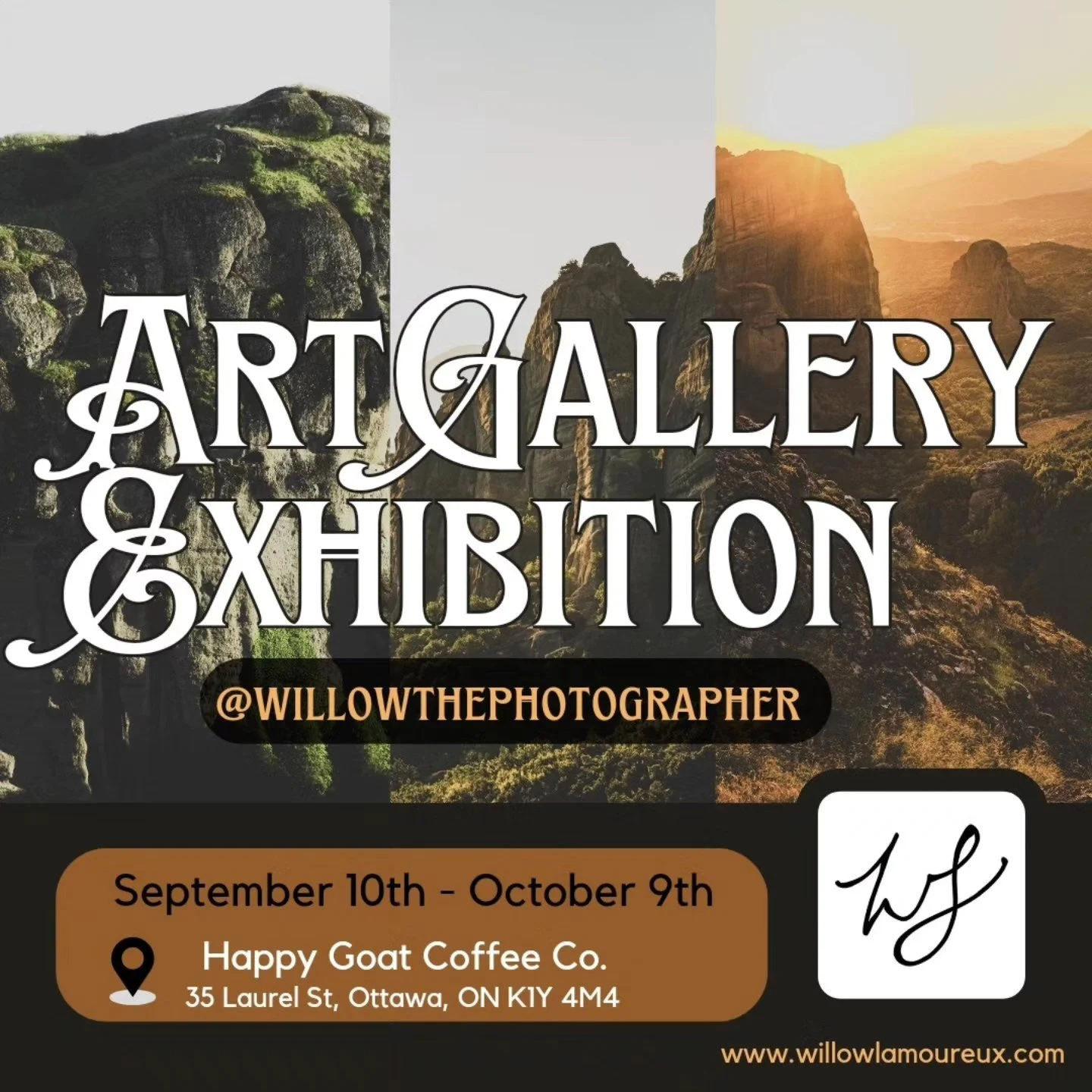 Welcome to my photography exhibition, "A Journey Through Greece," hosted at Happy Goat Coffee Shop. From September 10th to October 9th, I invite you to explore stunning visuals that capture the beauty and culture of my travels across Greece