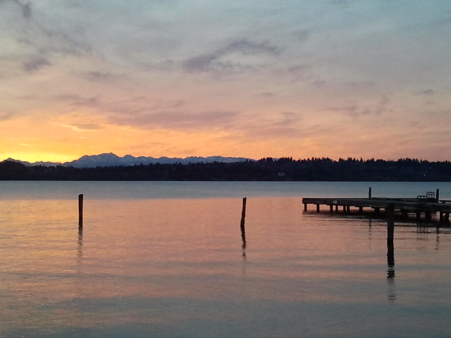 Sunset in Kirkland, WA